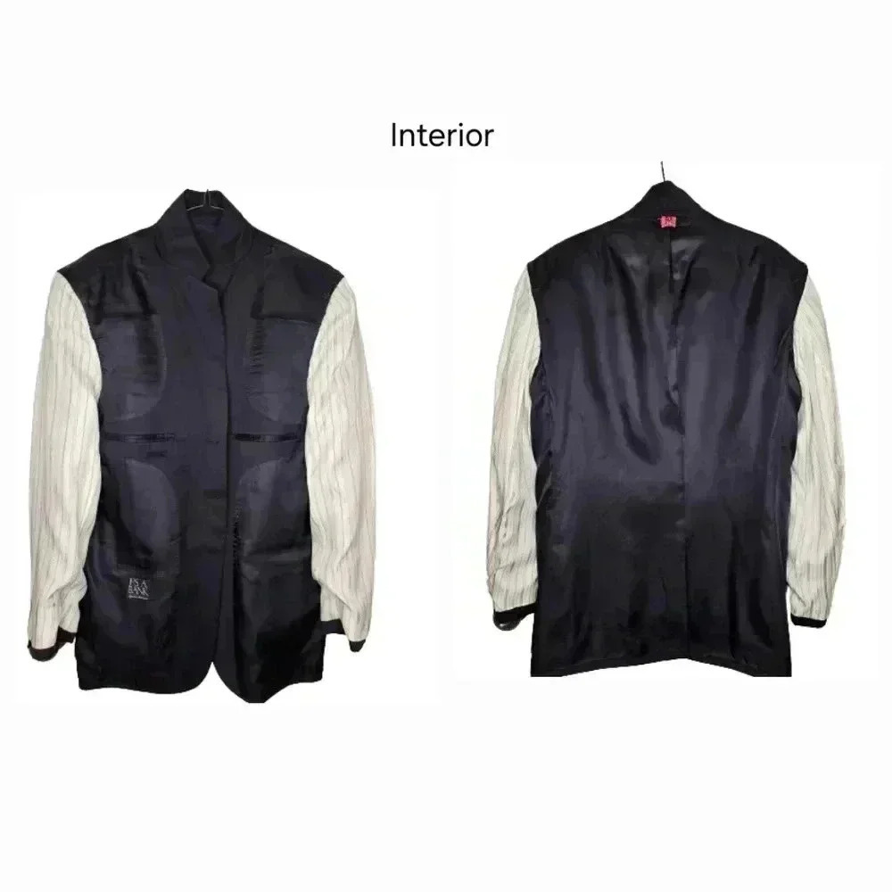 ❤Jos. A. Bank Mens Black Classic 100% Wool Sport Coat Blazer Business Jacket 41R - Picture 13 of 14